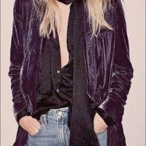 Free people velvet blazer